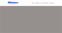 Desktop Screenshot of mattices.com
